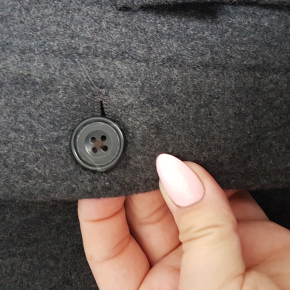 GAP - Mens Grey Coat - size large - Picture 3 of 4